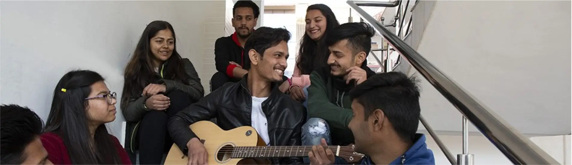 Campus fun at Himalayan School of Science & Technology