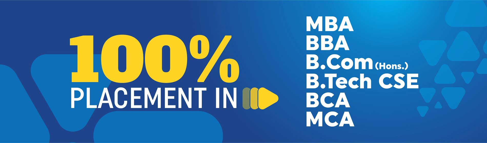 100% Placements by Course SRHU 100% Placements by Course SRHU