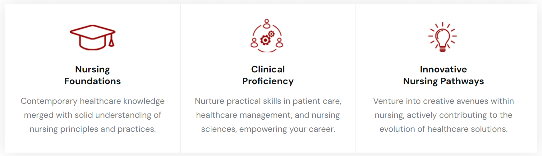 Program Highlights B.Sc. Nursing